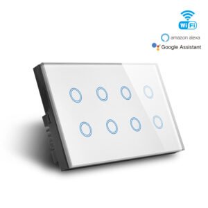 Smart Switch 8 Gang - A Series-Touch-White