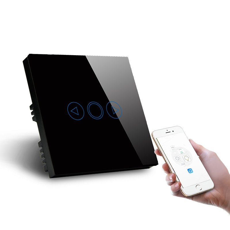 Smart Dimmer 1 Gang - A Series - Black