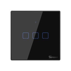 Sonoff T3 Wifi Smart Switch 3 gang black