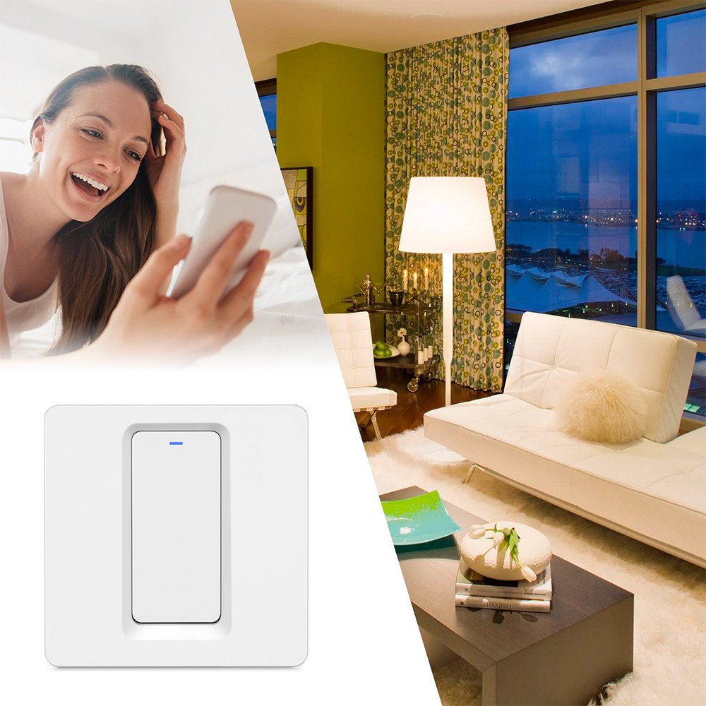 Smart Switch 1 Gang – C Series-Push-White - Image 6