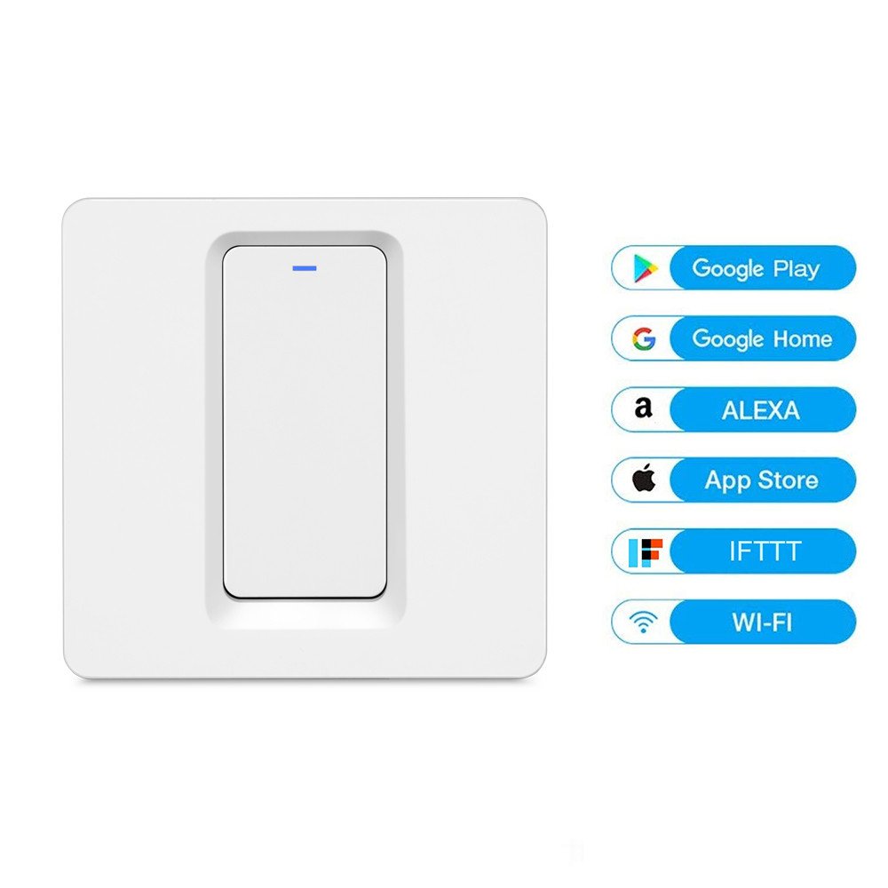 Smart Switch 1 Gang – C Series-Push-White - Image 3