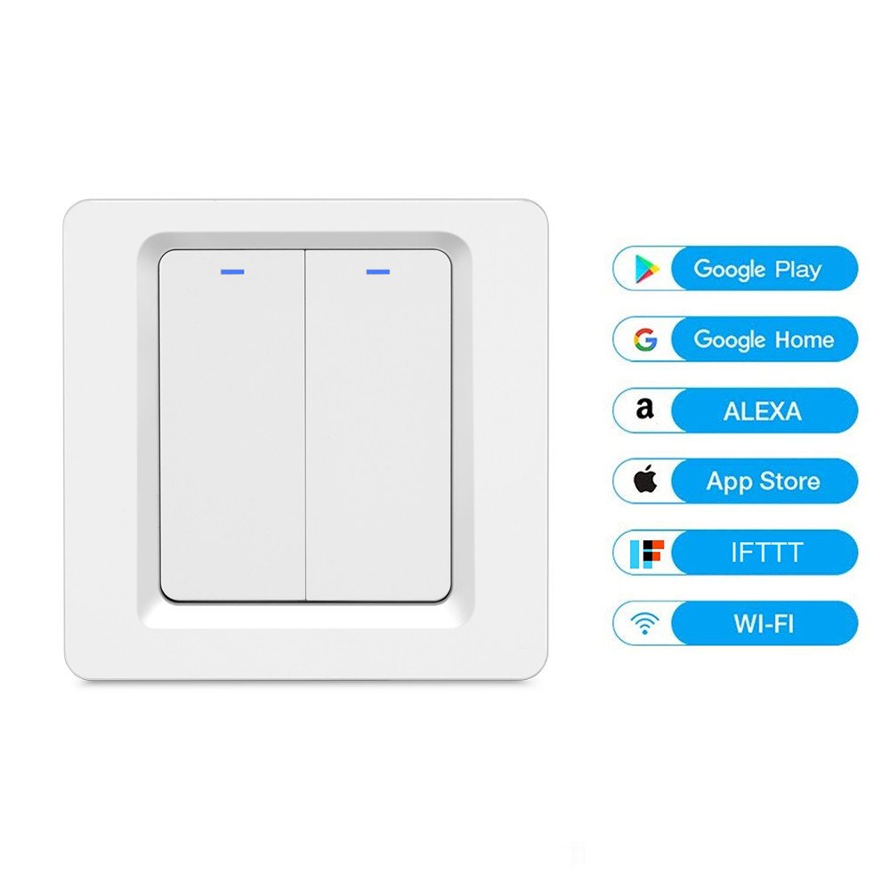 Smart Switch 2 Gang – C Series-Push-White - Image 8