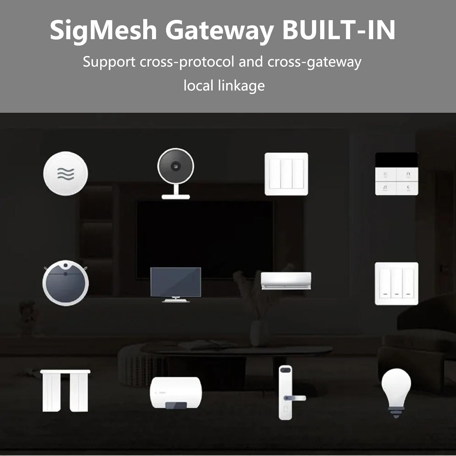 Tuya 4 inch control panel with inbuilt Alexa - Image 4