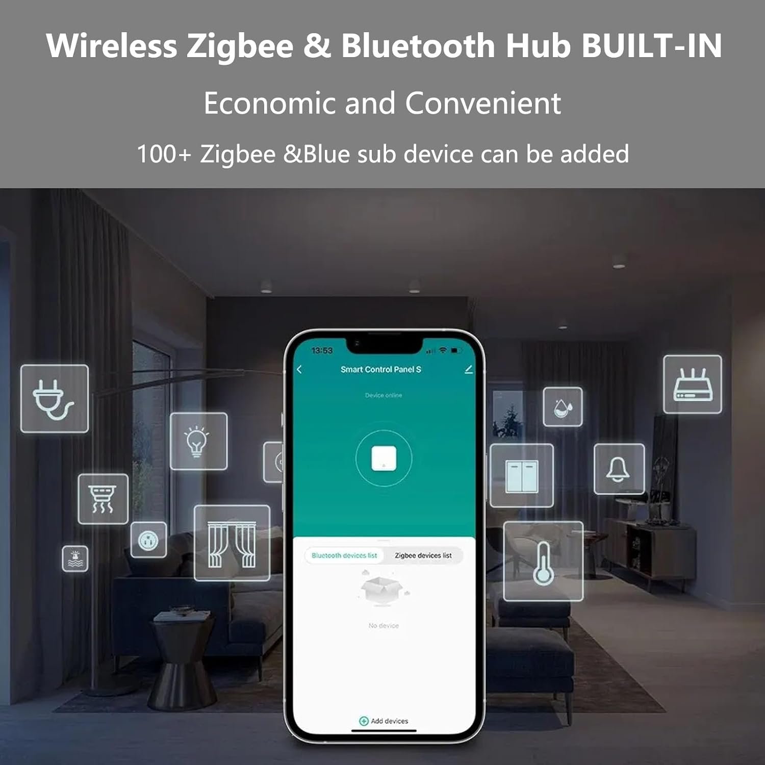 Tuya 4 inch control panel with inbuilt Alexa - Image 2