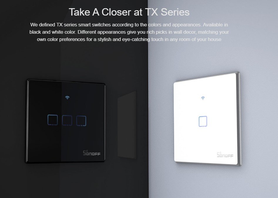 Sonoff Smart Switch 2 Gang – T3UK – Black - Image 7