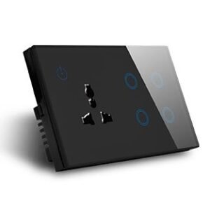 Smart Switch 4G & Socket-A Series-Touch-Black