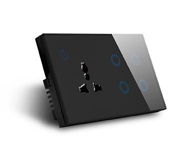 Smart Switch 4G & Socket-A Series-Touch-Black