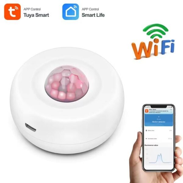 Tuya WiFi Smart PIR Motion and Light sensor - Image 3