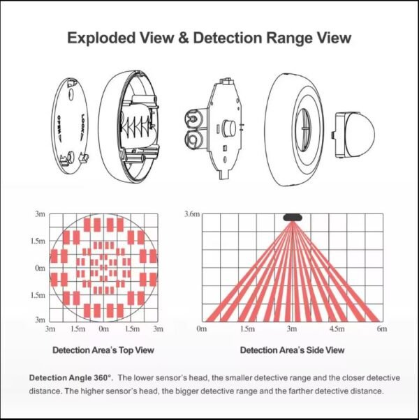 Tuya WiFi Smart PIR Motion and Light sensor - Image 2