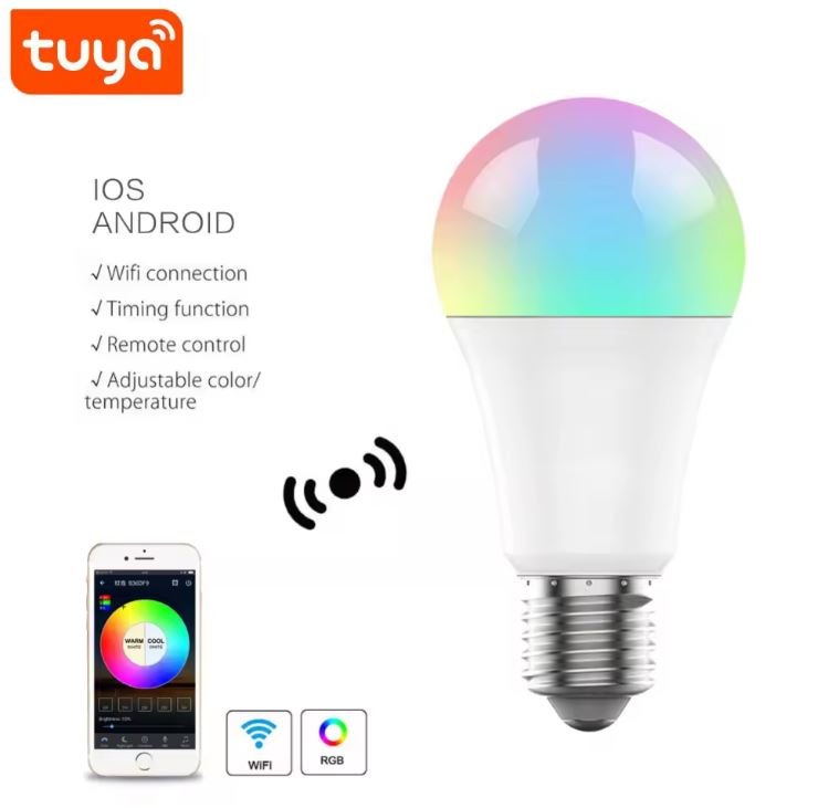 WiFi Smart bulb RGBCCT E27 - Image 3