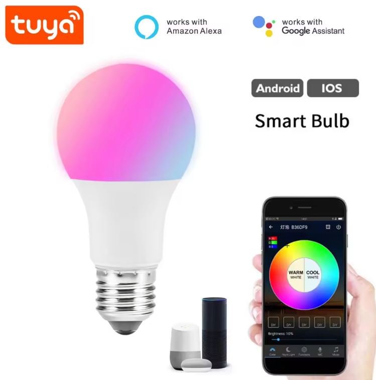 WiFi Smart bulb RGBCCT E27 - Image 4