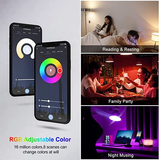GU10 WiFi Smart Bulb - RGBCCT - Image 5