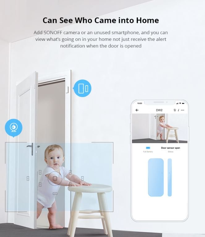 SONOFF DW2-Wi-Fi Door/Window Sensor - Image 2