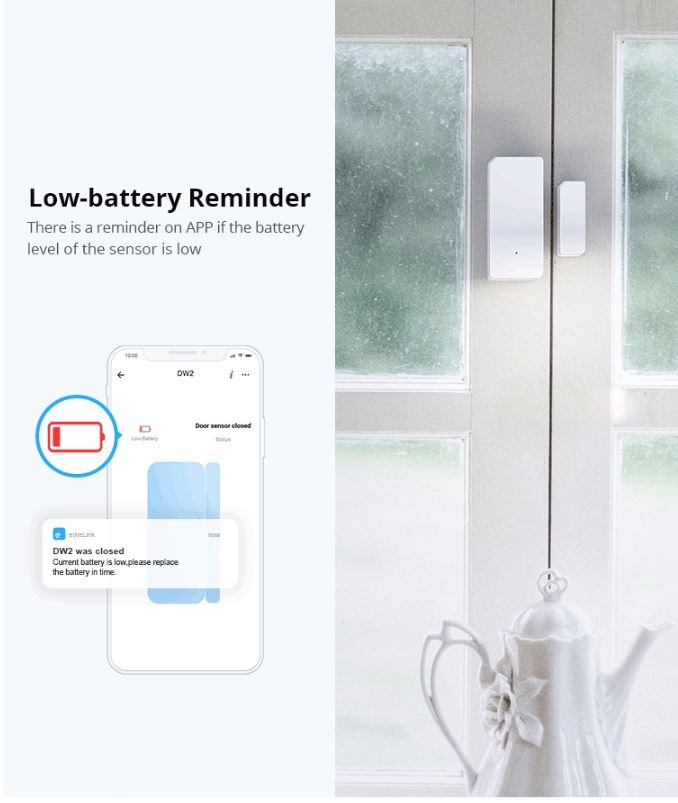 SONOFF DW2-Wi-Fi Door/Window Sensor - Image 4