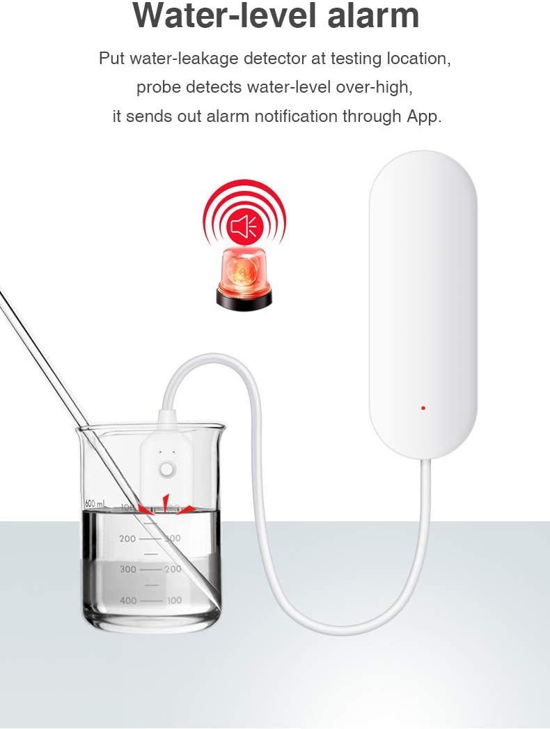 Tuya Smart Wall Mount Wi-Fi Water Leak Probe - Image 2