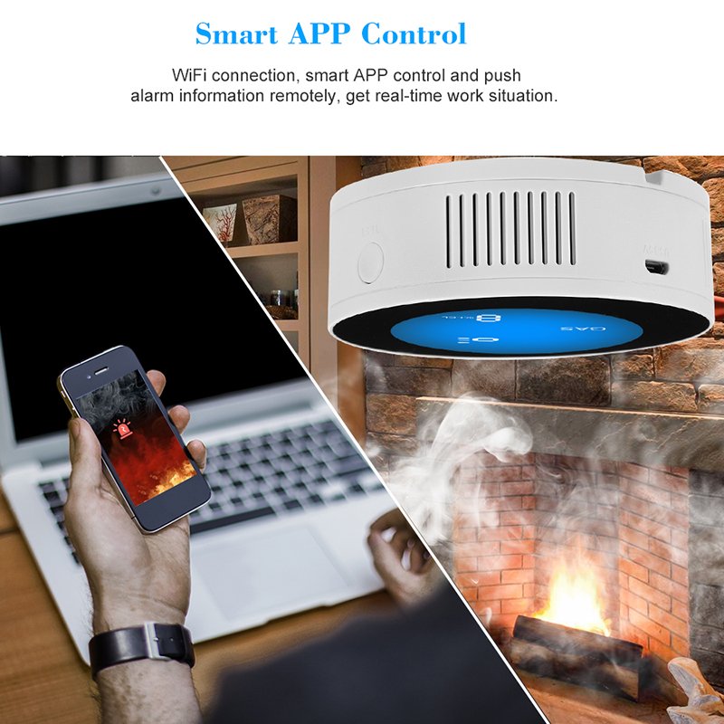 Tuya Smart WiFi Carbon Gas Leak Sensor - Image 5