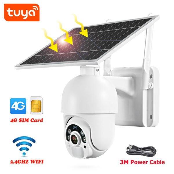 Tuya Smart 4G Outdoor Solar PTZ Camera MCMP IMPORTS