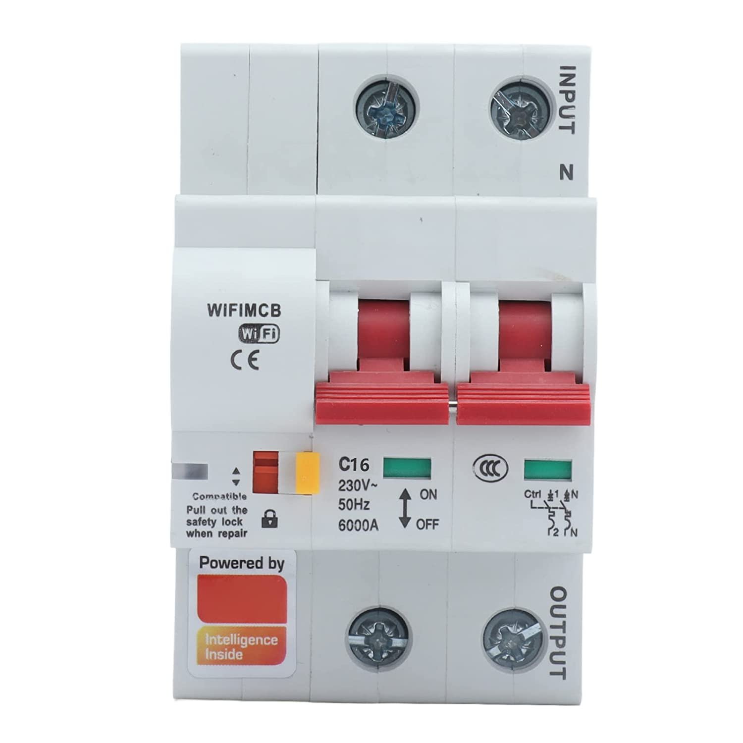MCMP 0096 Double Pole WiFi smart circuit breaker 10 up to 125 Amp