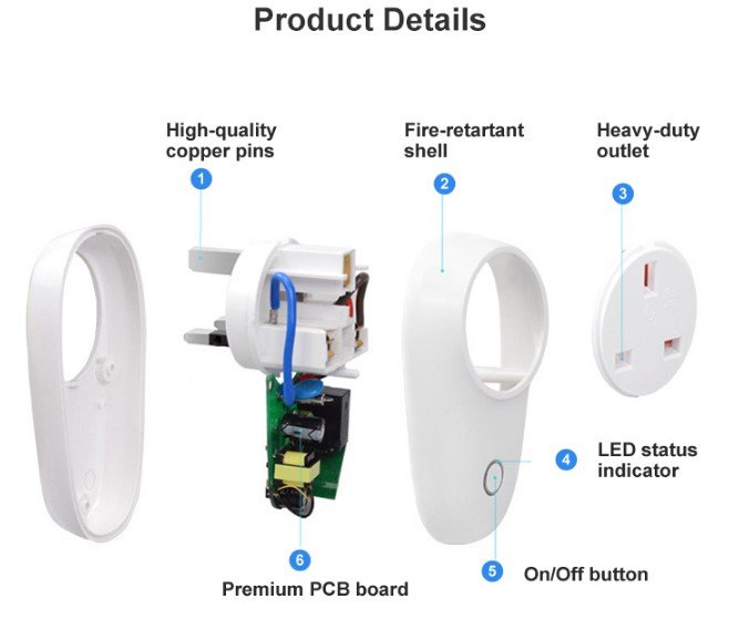 MCMP 0105 Sonoff S26 4@ WiFi Smart Plug UK 9