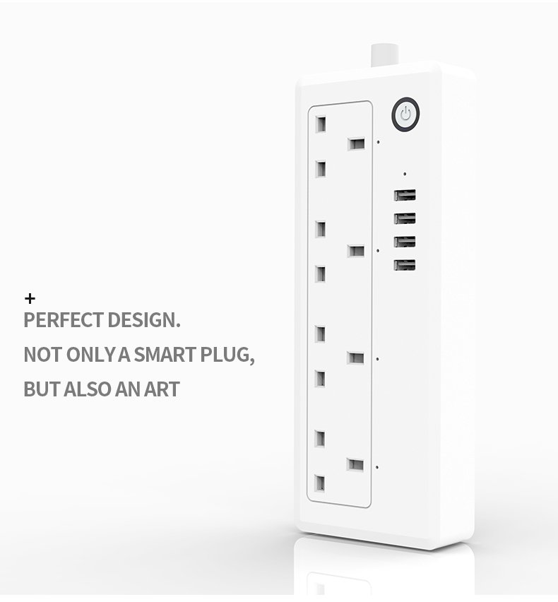 MCMP 0109 Tuya smart 4 socket strip with 4 usb a 3