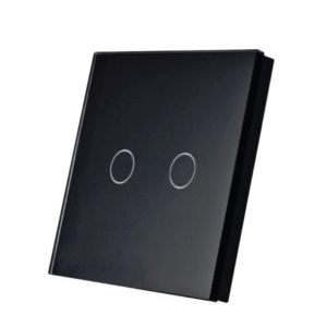 2-Gang Slim RF Wall Touch Switch – White