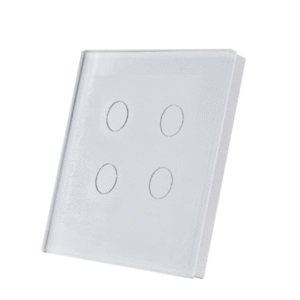 4 Gang White 433MHz RF Touch Panel