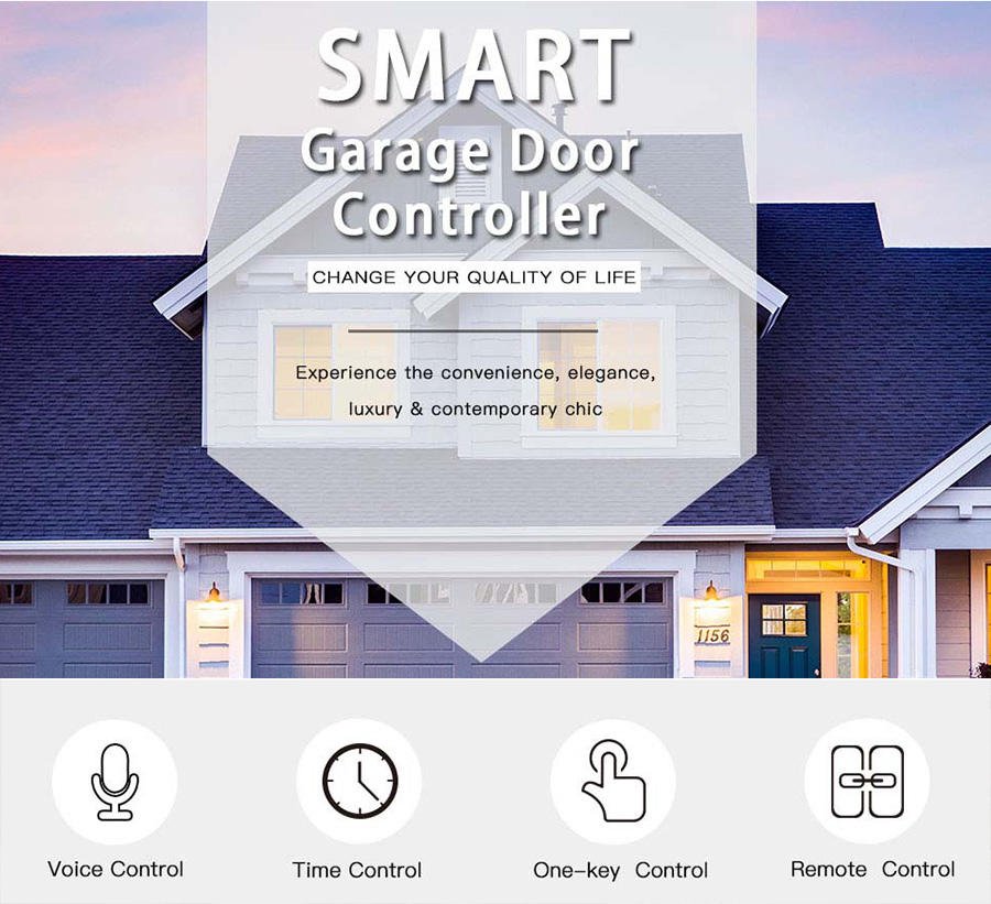 MCMP 0140 Smart Bluetooth and wifi garage door opener with sensor 2