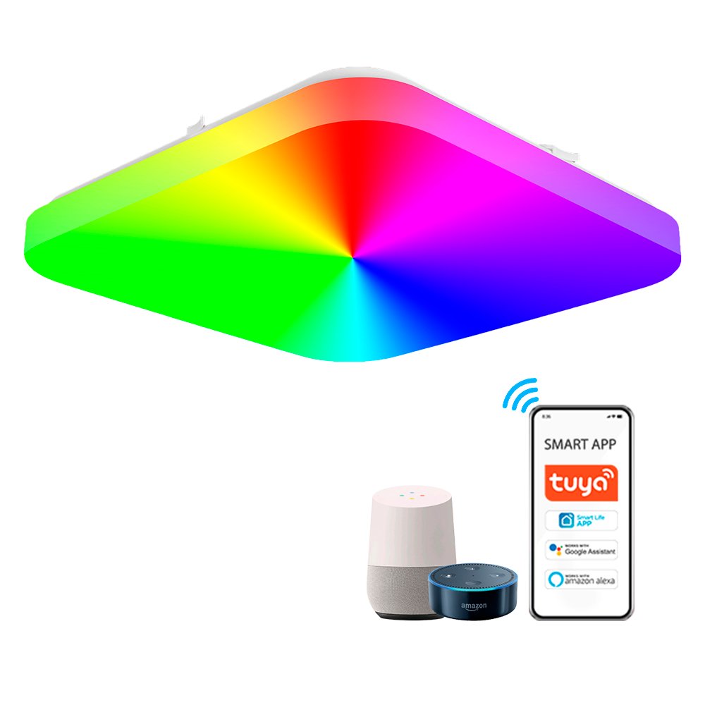 Tuya Smart WiFi SquareCeiling Light RGBCCT - Image 2