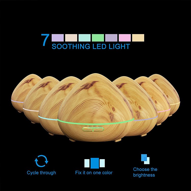 Aroma Diffuser–Light Wood with Remote - Image 5
