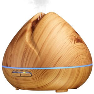 MCMP 0150 Remote Controlled Light Wood Fragrance Diffuser Huimidifier 400ml tank