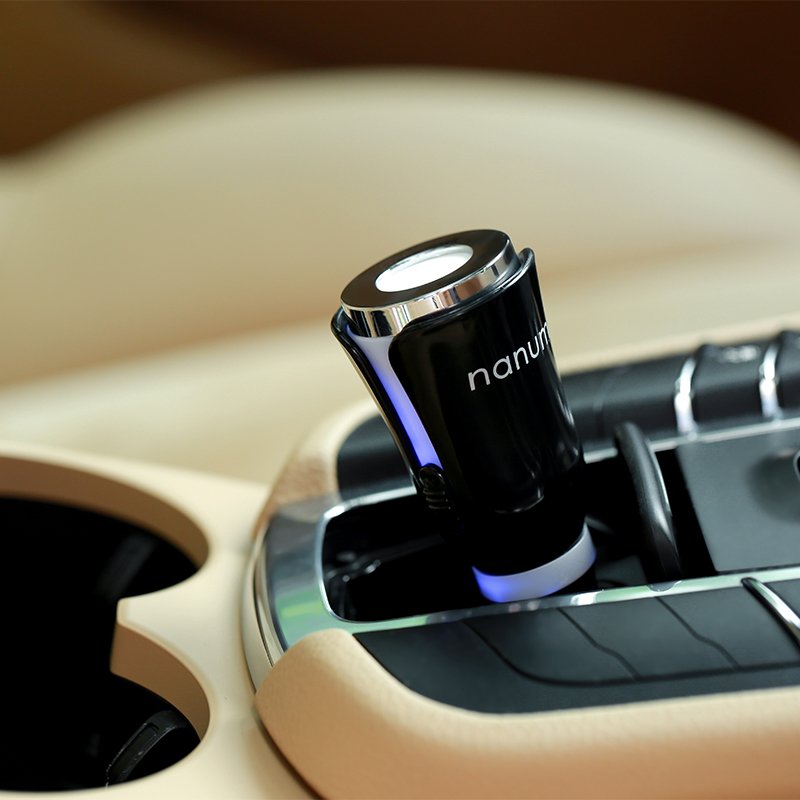 Black Car Aroma Diffuser – USB & 12V - Image 2
