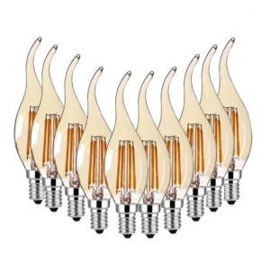 MCMP 0156 flame tip e14 candle bulb deep warm white