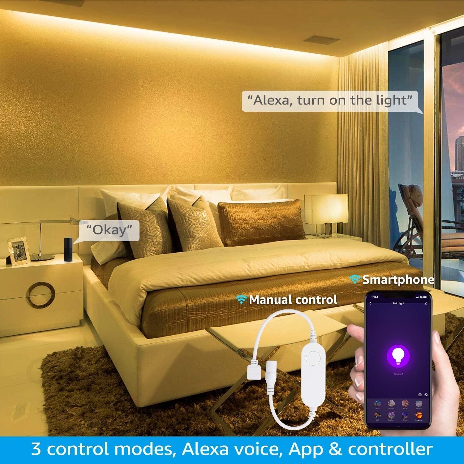 5 Meter IP65 24V RGB SMD5050 Led Strip - Image 5