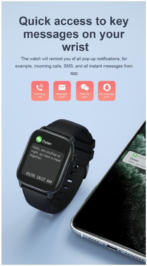 Riversong Motive 3 Pastel Pink Smartwatch - Image 6