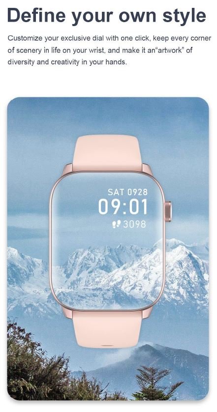 Riversong Motive 3 Pastel Pink Smartwatch - Image 11