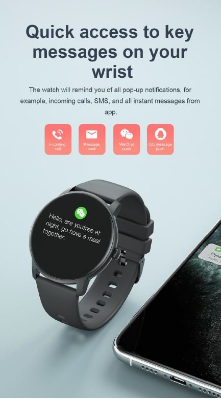 Riversong Motive 3C Pastel Pink Smartwatch - Image 9