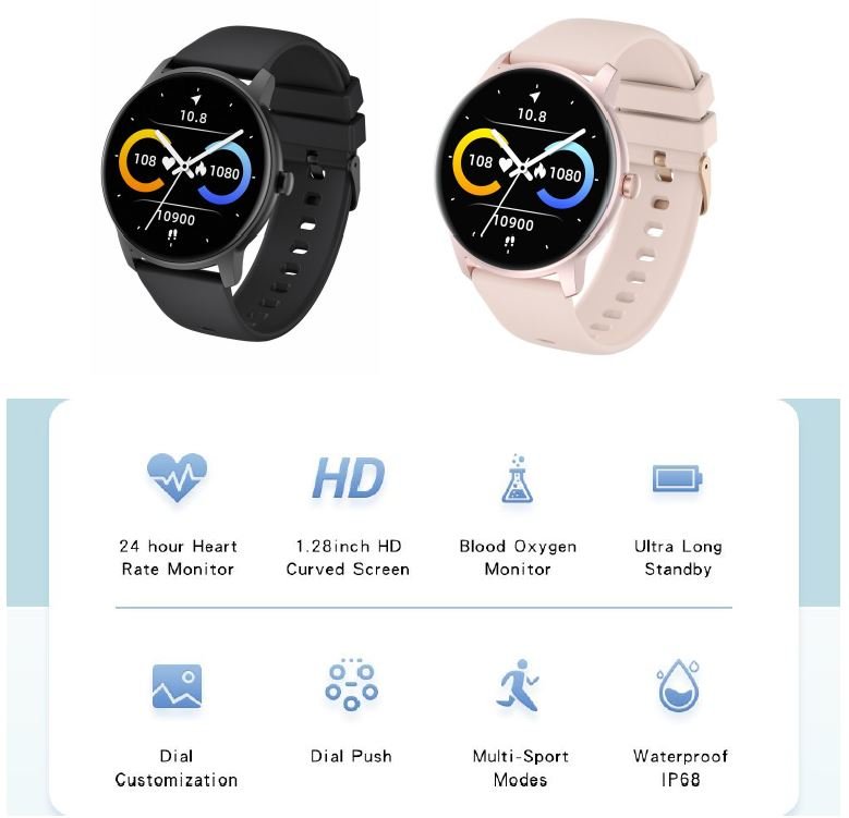 Riversong Motive 3C Pastel Pink Smartwatch - Image 10