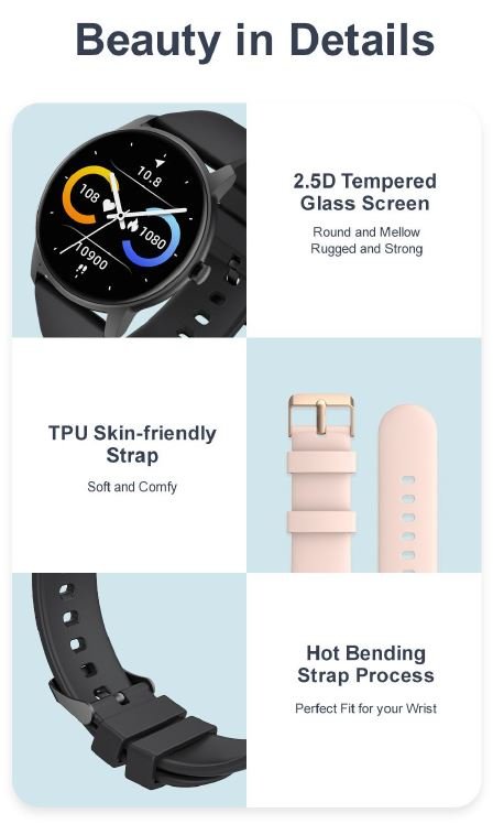Riversong Motive 3C Pastel Pink Smartwatch - Image 6