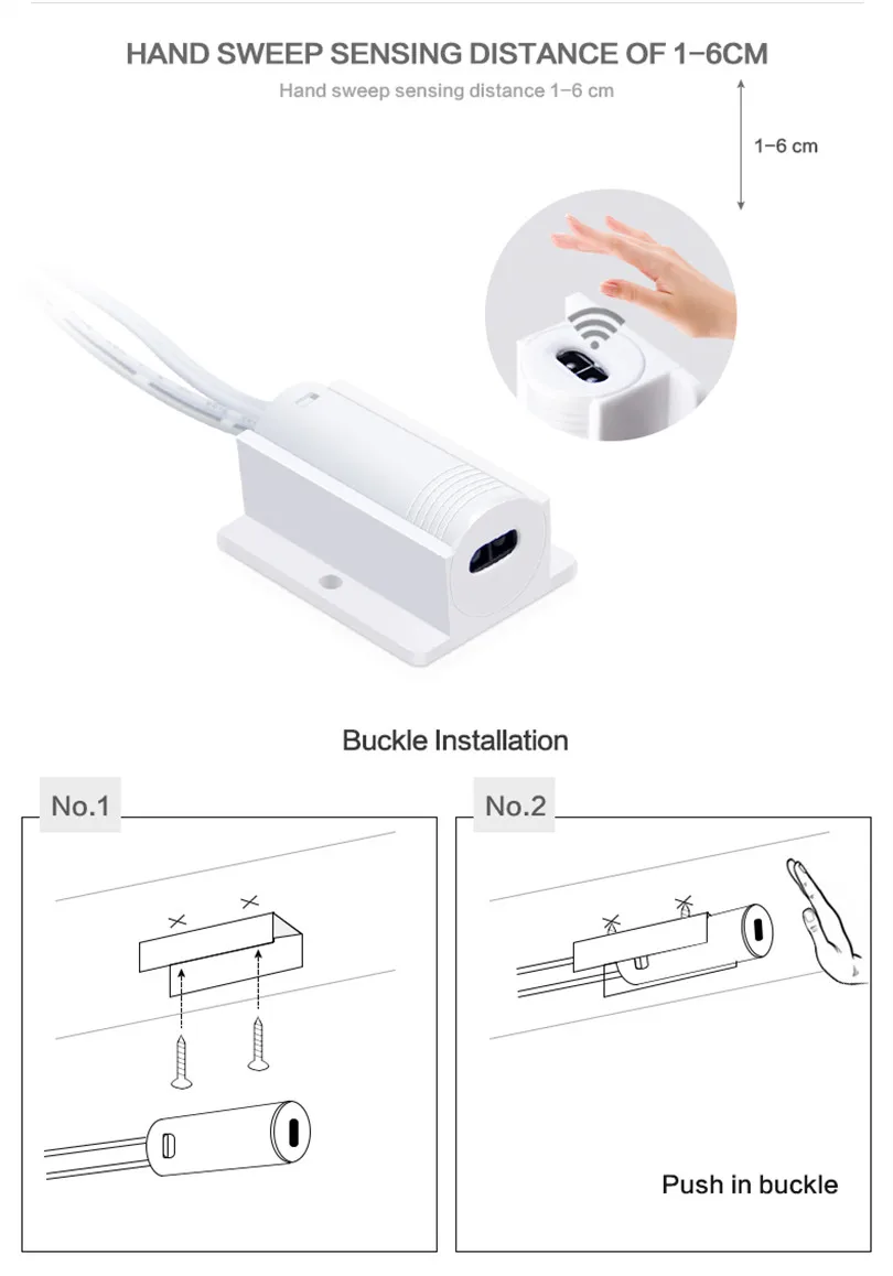 12/24V Infrared Swipe Switch for Led Strip - Image 4