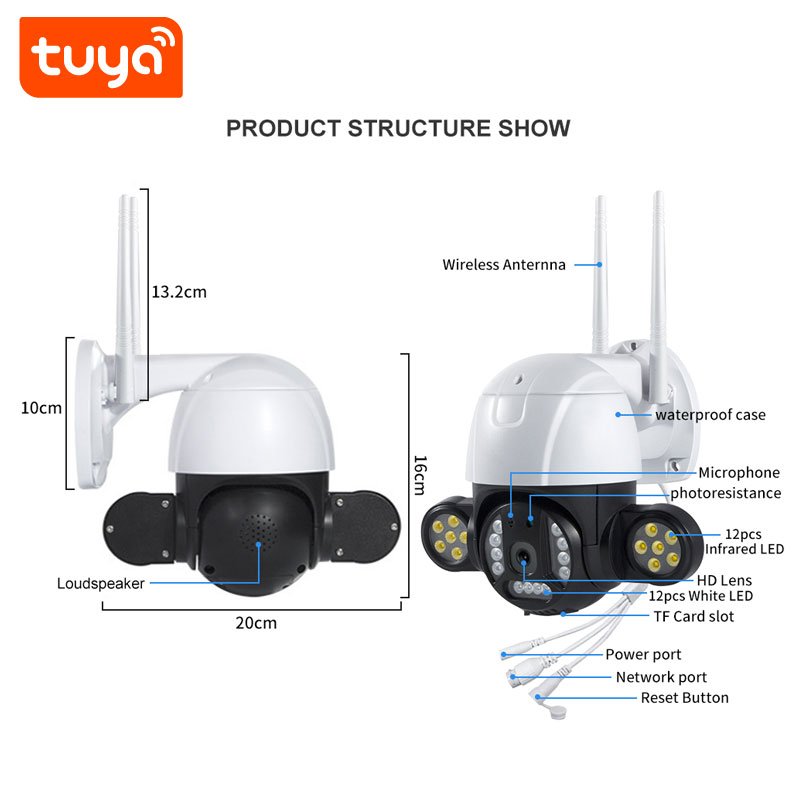 MCMP 0211 3MP Outdoor PTZ Camera with Infrared Beam 8 1