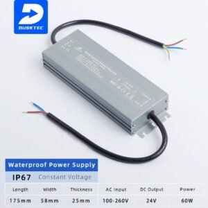 Dusktec 24V 60Watts IP67 Outdoor Power Supply