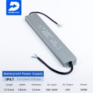 Dusktec 24V 300W IP67 Outdoor Power Supply