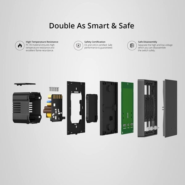 Sonoff  M5 WiFi 2 Gang Switch Dim Grey - Image 6