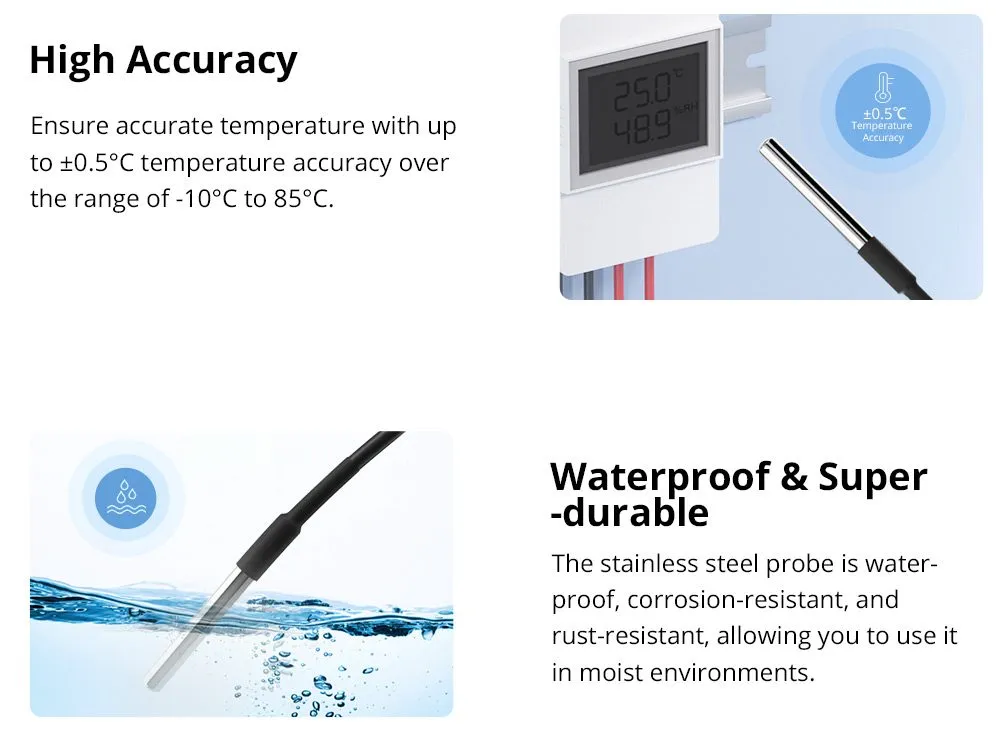 Sonoff WTS-01 RJ9 Temperature sensor TH Elite - Image 4