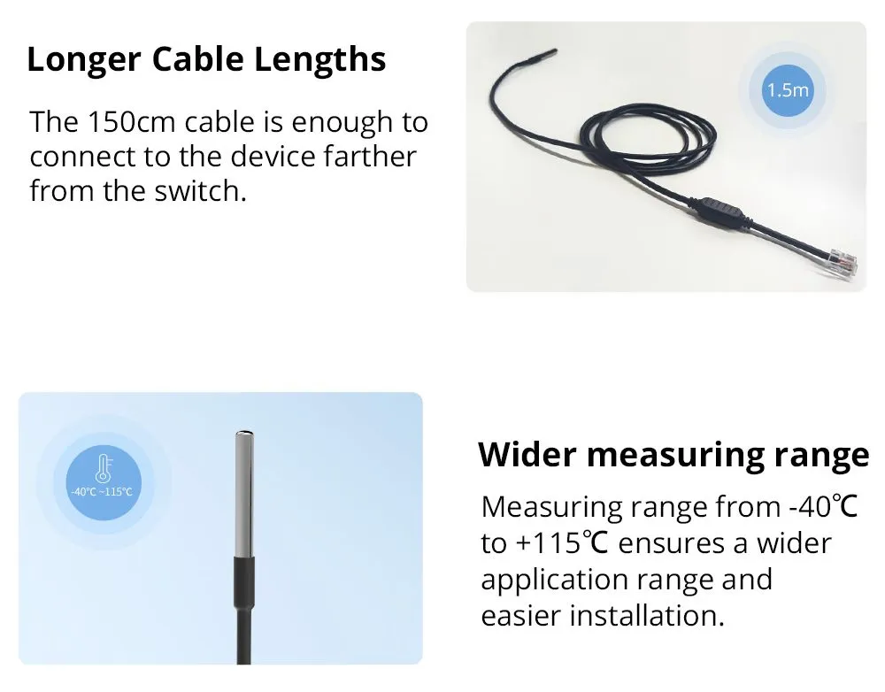 Sonoff WTS-01 RJ9 Temperature sensor TH Elite - Image 3