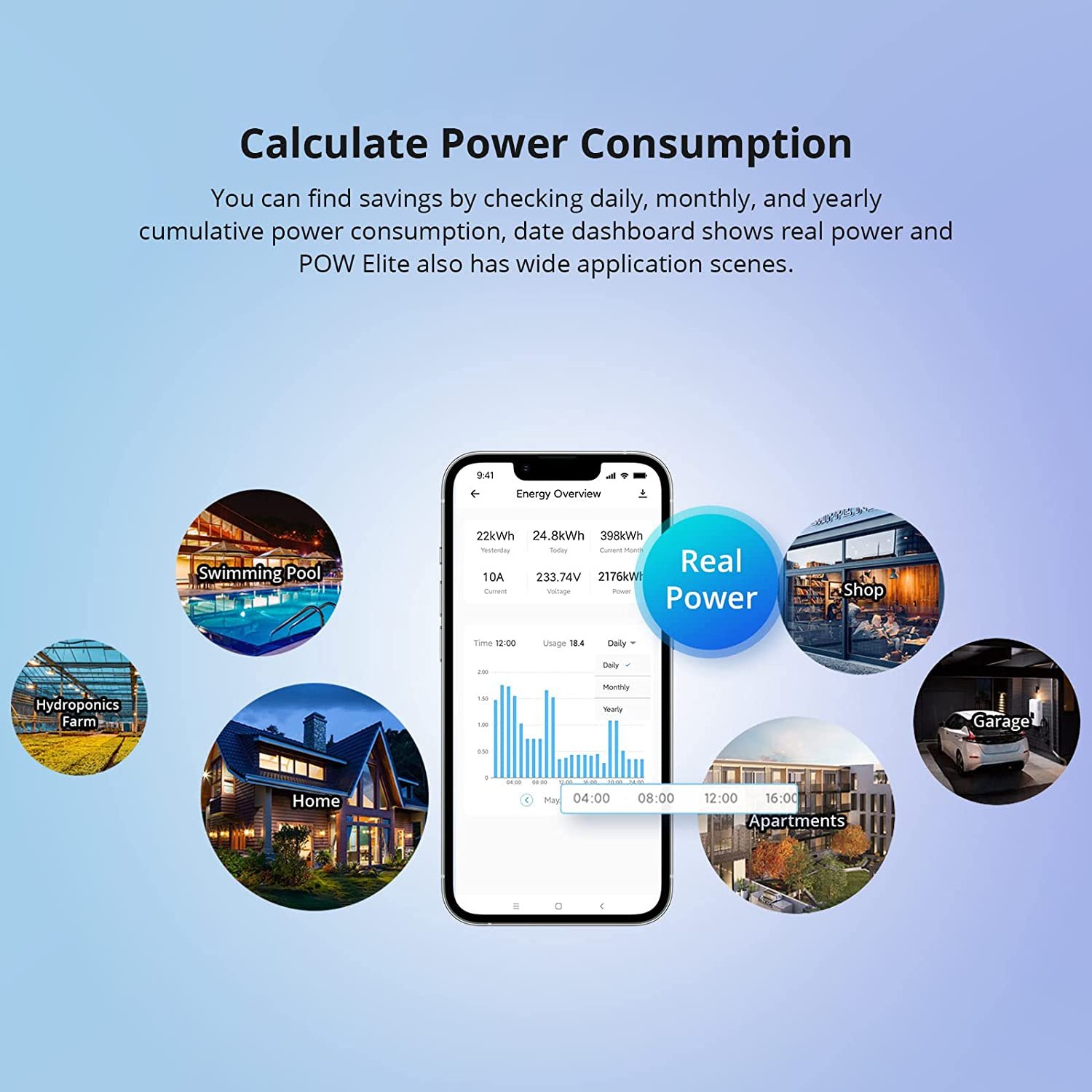 MCMP 0234 Sonoff POW Elite 20 Amp Smart Meter Module switch 7