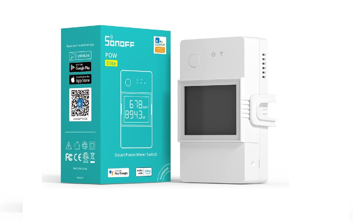 MCMP 0234 Sonoff POW Elite 20 Amp Smart Meter Module switch