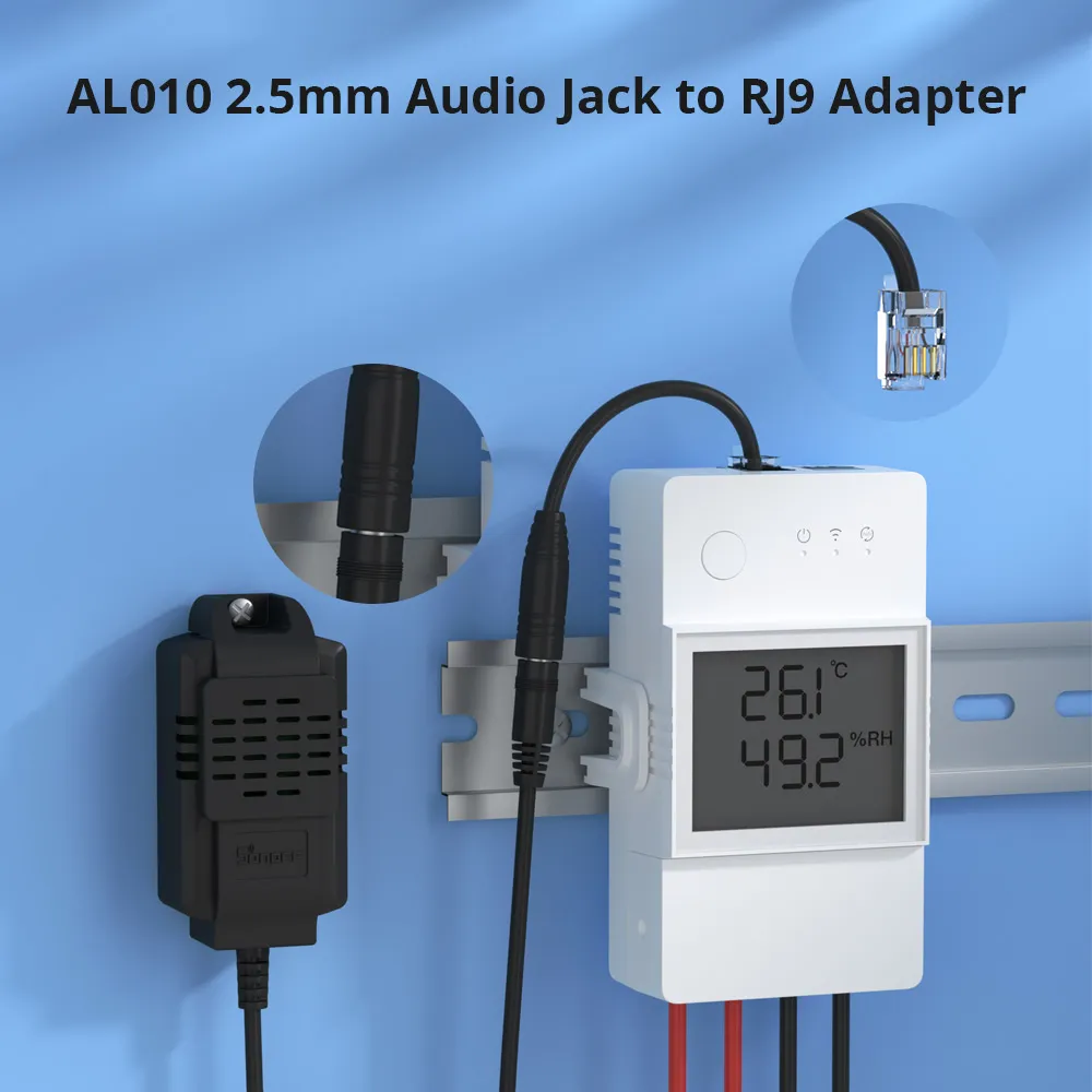 Sonoff Adaptor for TH Sensors jack to RJ9 - Image 2