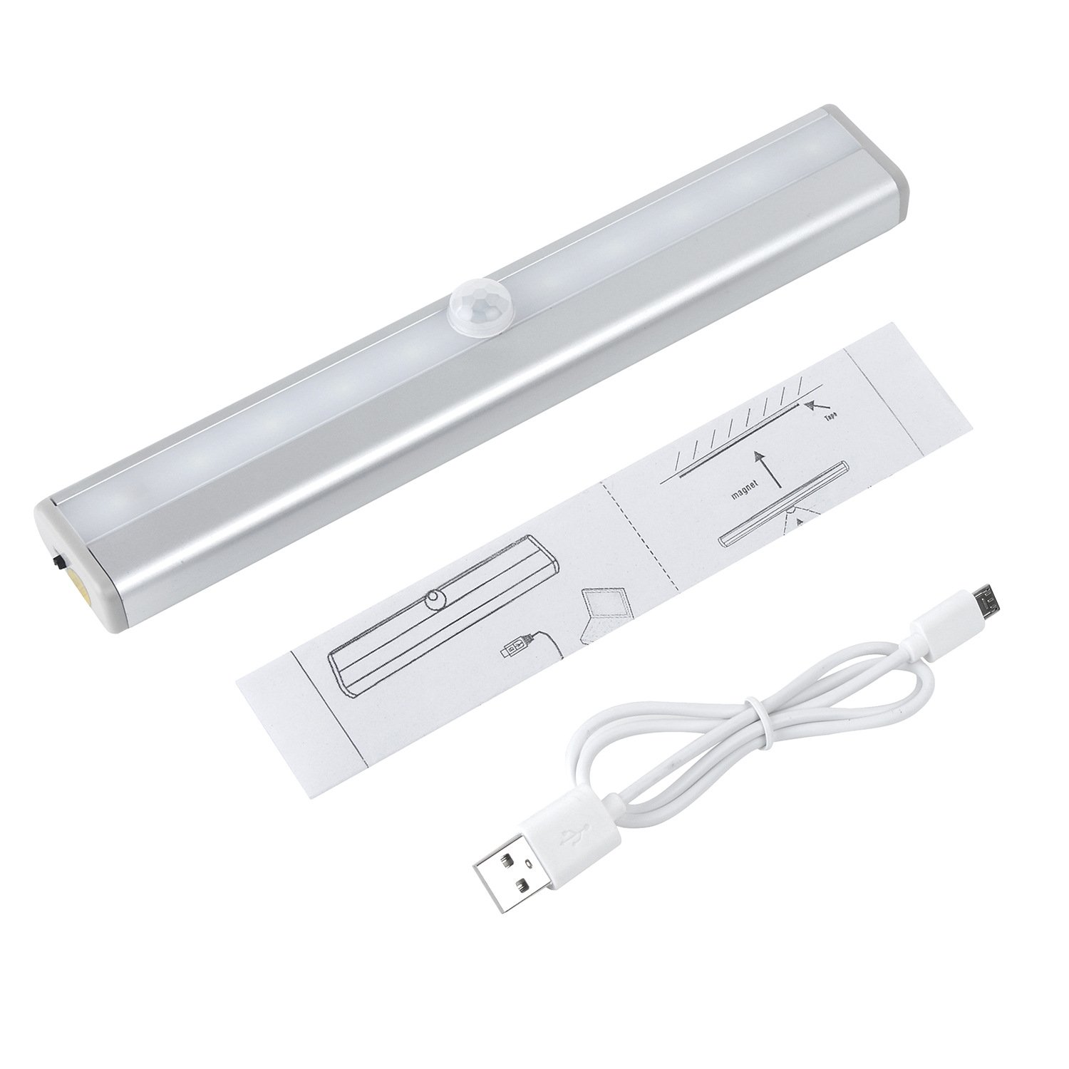 MCMP 0238 Warm White 18cm rechargeable led magnetic strip 5