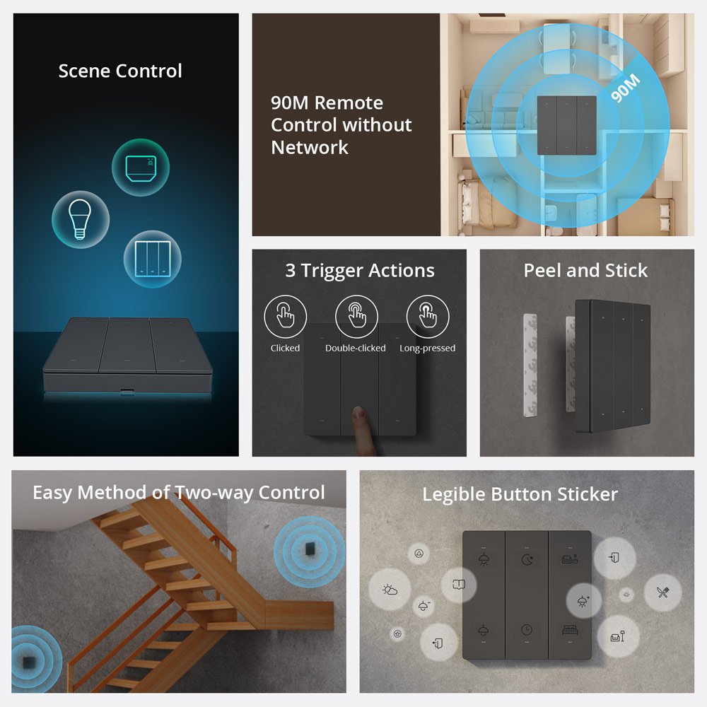 MCMP 0239 1 Sonoff Switchman R5 Grey flat panel controller 2